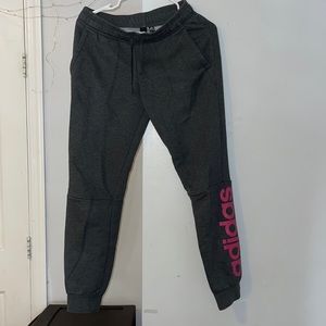 Dark Grey Adidas Sweatpants